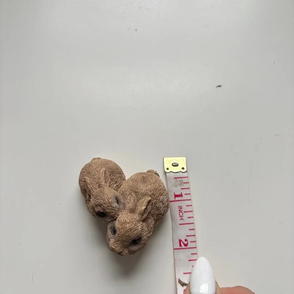 Stone Critters Littles Rabbit Figurine SCL-092 United Design Corp USA Made Bunny
